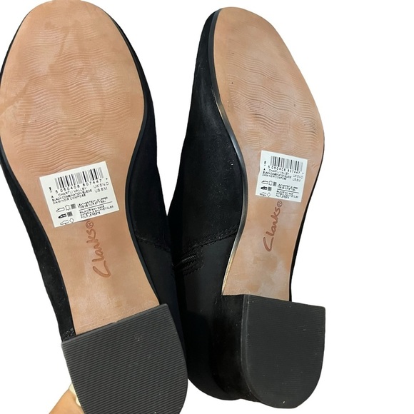 Clarks Chartli Valley Black Ankle Boots Combi Suede - Picture 11 of 11